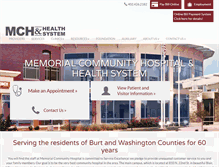 Tablet Screenshot of mchhs.org